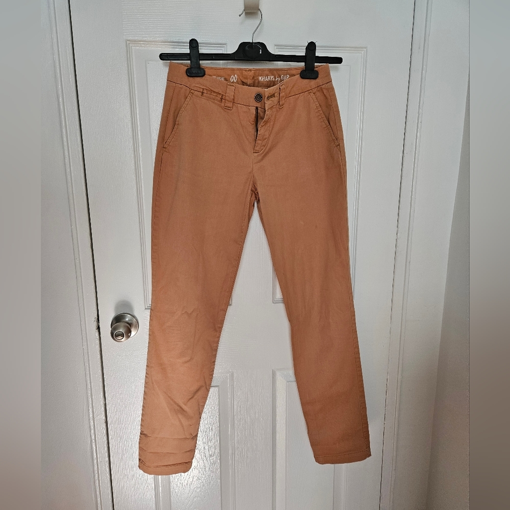 GAP khaki tan pants.  Size 00